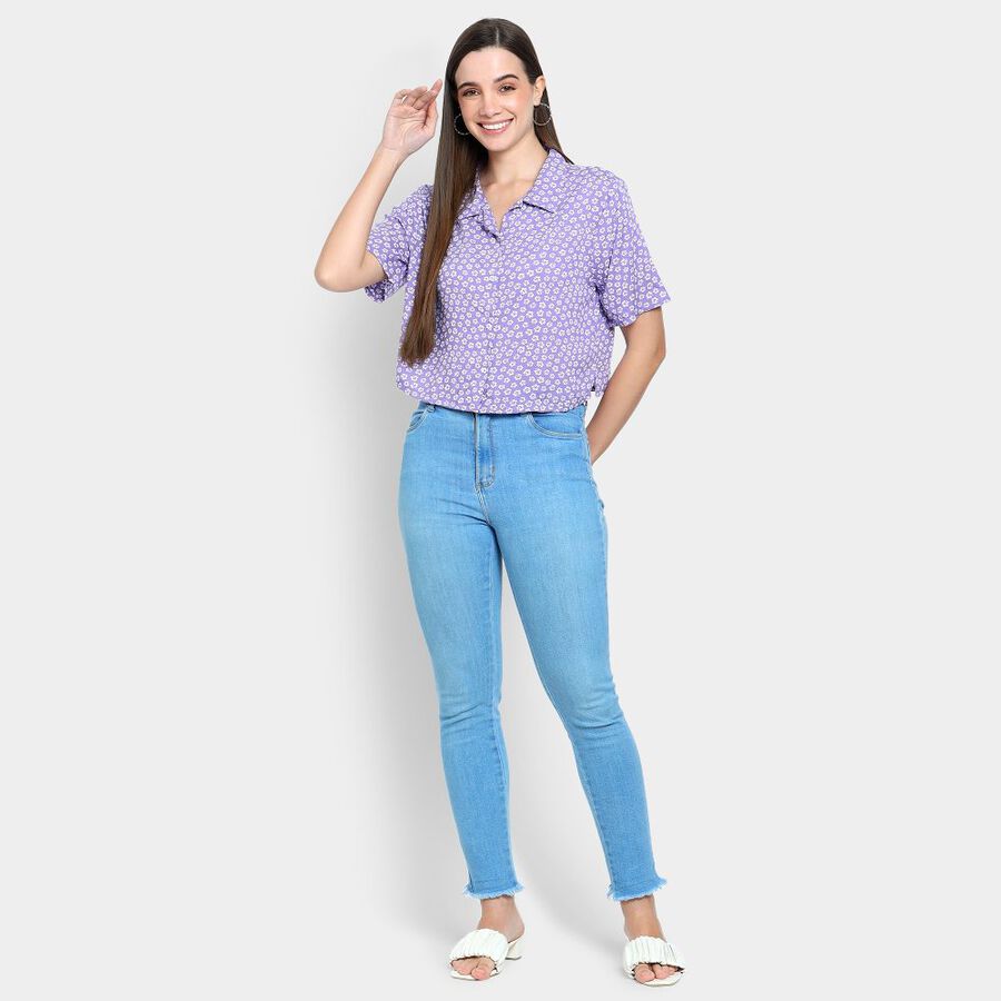 Ladies' Shirt, Purple, large image number null